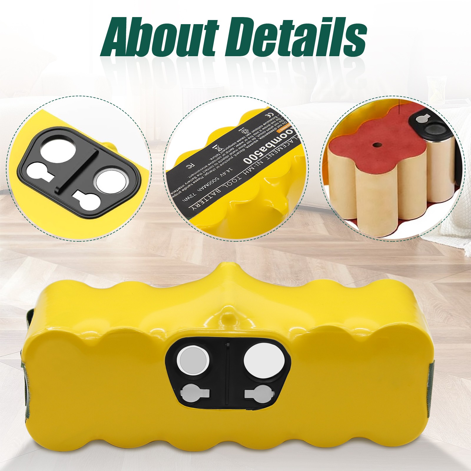 5.0Ah Battery For iRobot Roomba 500 600 700 800 595 620 630 650 660 790 880 NEW