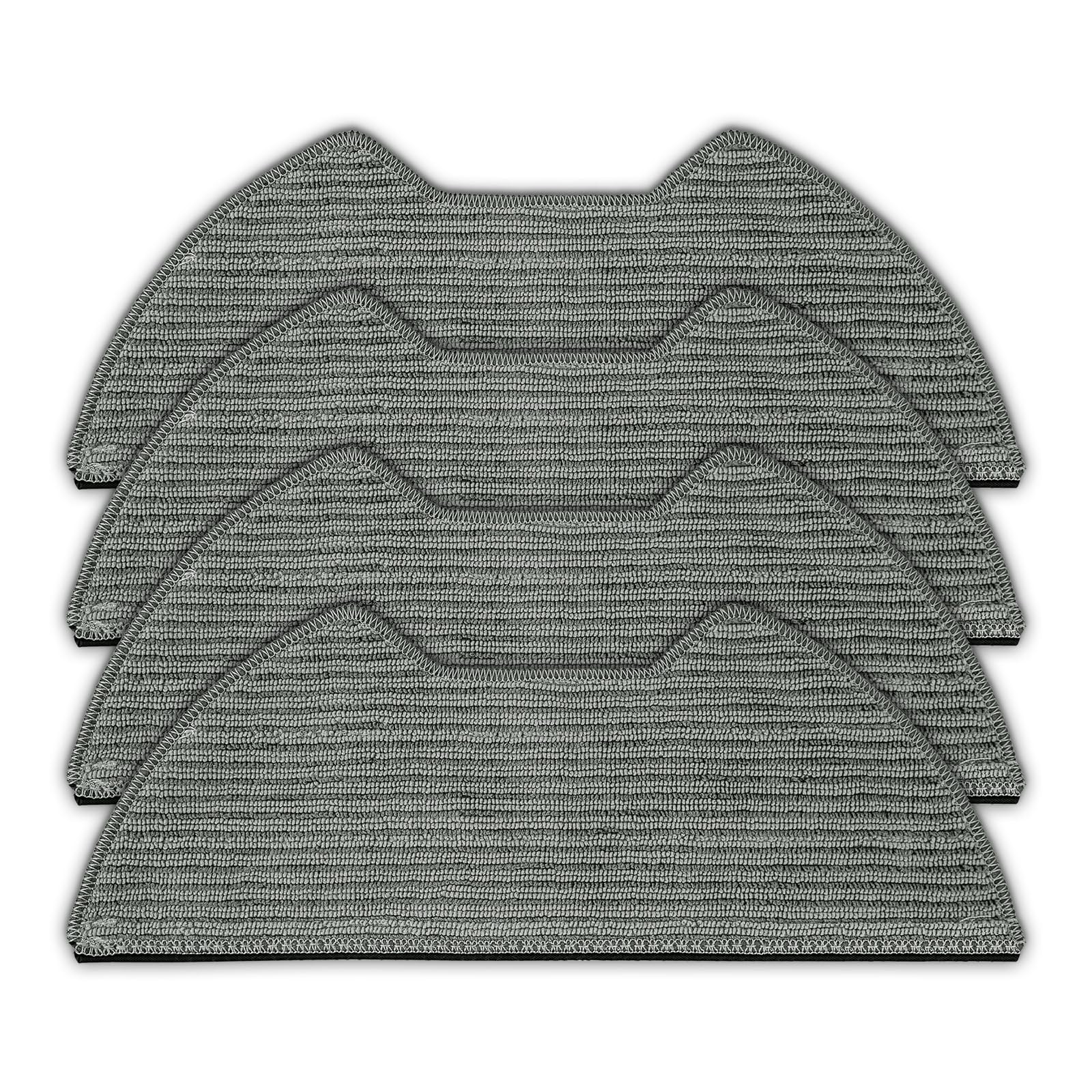 4 Pack Replacement Mop Pads for Shark Matrix Plus Robot Vacuum, Washable Cloths
