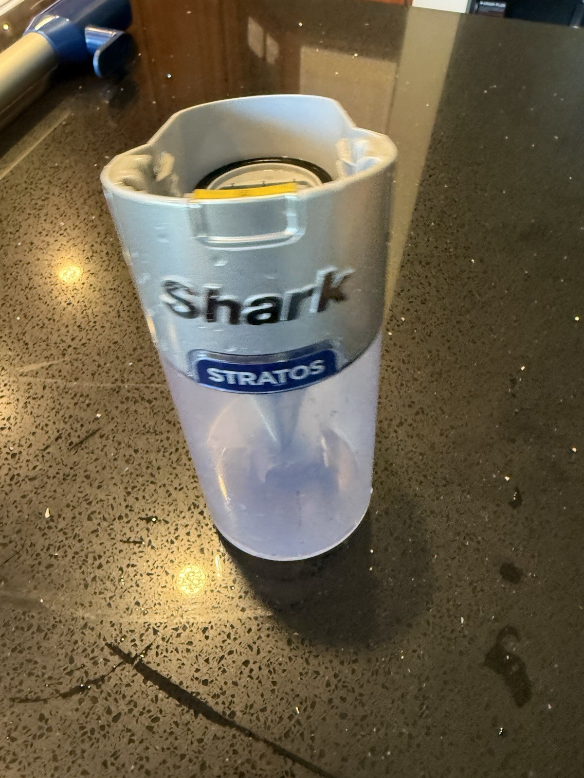 Shark Stratos QS3000QSL HZ3002 Dust Cup Bin Replacement Part Gray