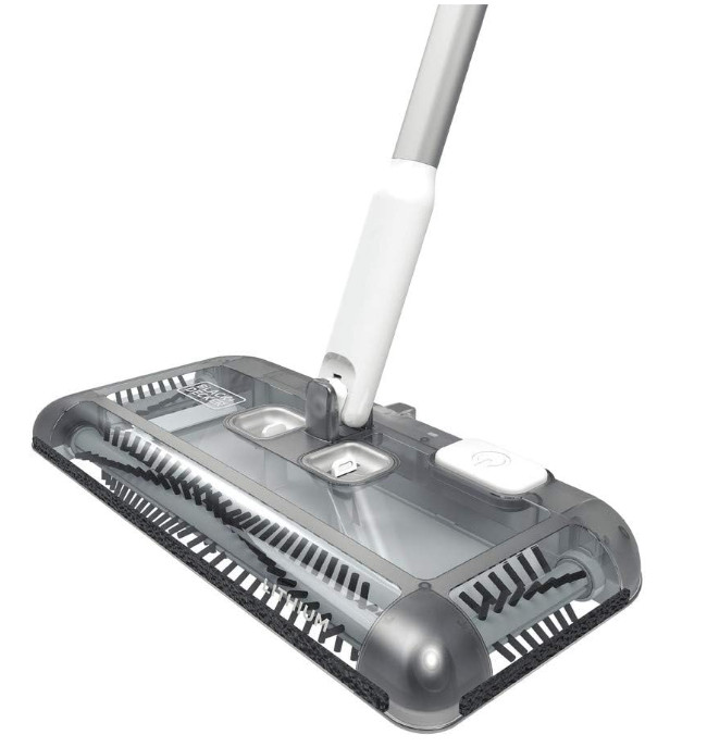BLACK+DECKER HFS115J10 Lithium Floor Sweeper 50 Min Lithium Floor Sweeper, Powde