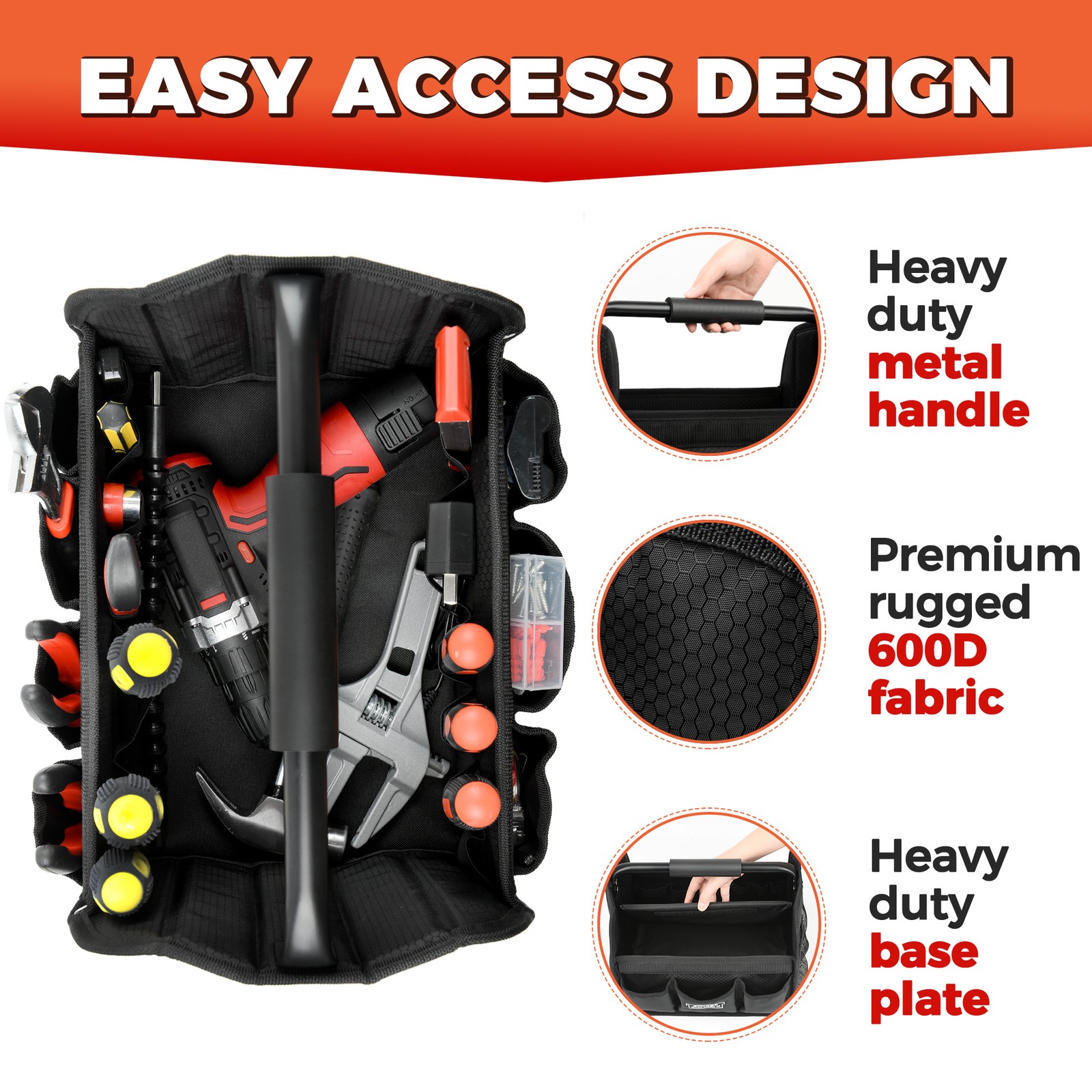 Detailing Caddy Organizer with Handle – Storage, Cars, & Cleaning Caddy
