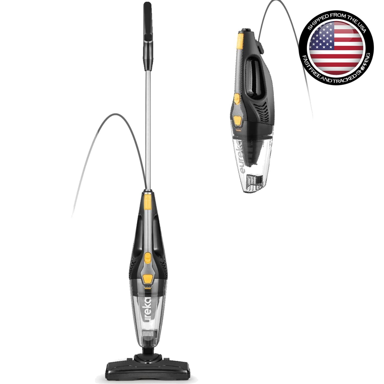 Powerful Suction Blaze Stick Vacuum Cleaner for Hard Floors & Carpets – 18′ Cord