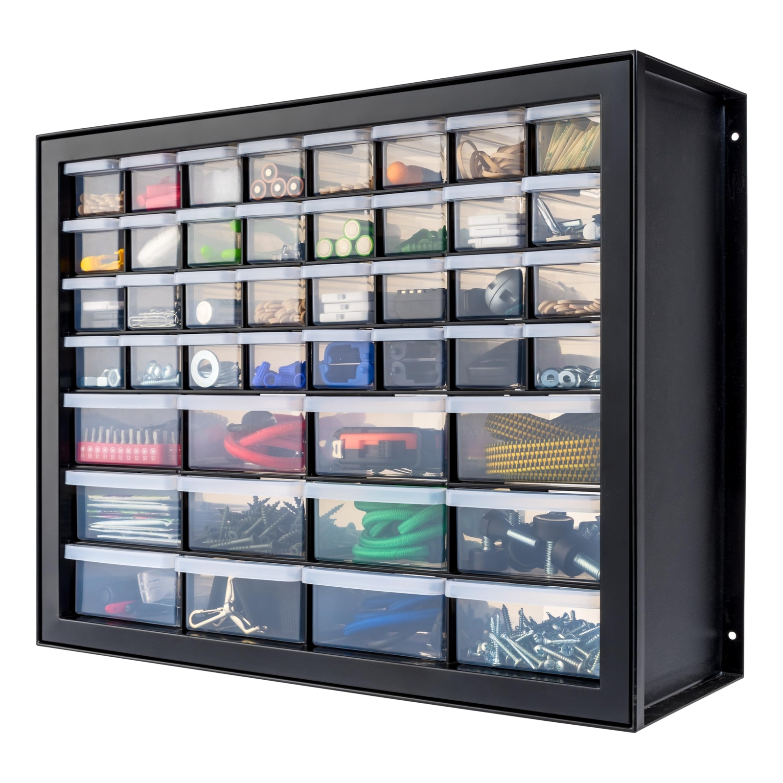 Screw Tool Organizer Small Parts Cabinet Chest, 44-Drawer Hardware Electronics N