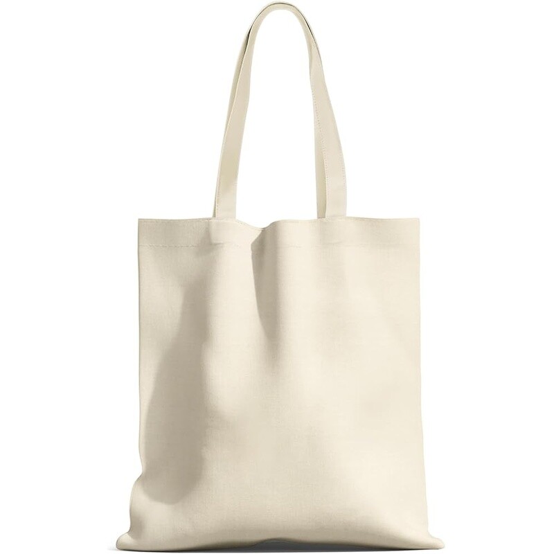 Large Reusable Cotton Canvas Tote Bag Grocery Beach Gifts DIY Shopping New