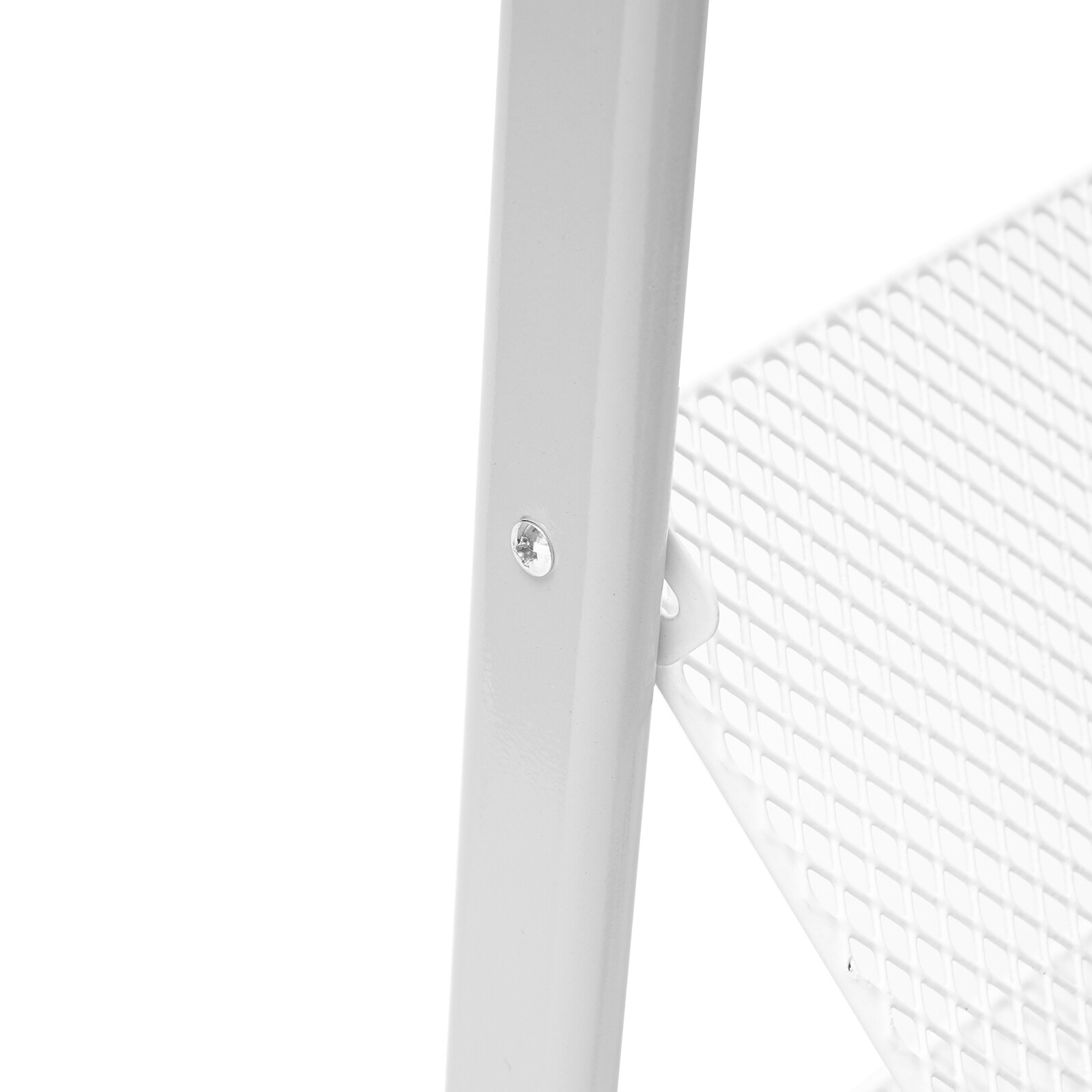 6 Tiers Magazine Display Stand Gray and White Brochure Rack For Offices/Shops.