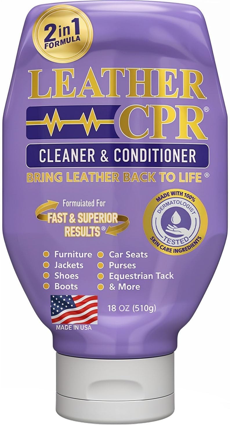 Leather Cleaner & Conditioner 18oz – Furniture, Car Seats