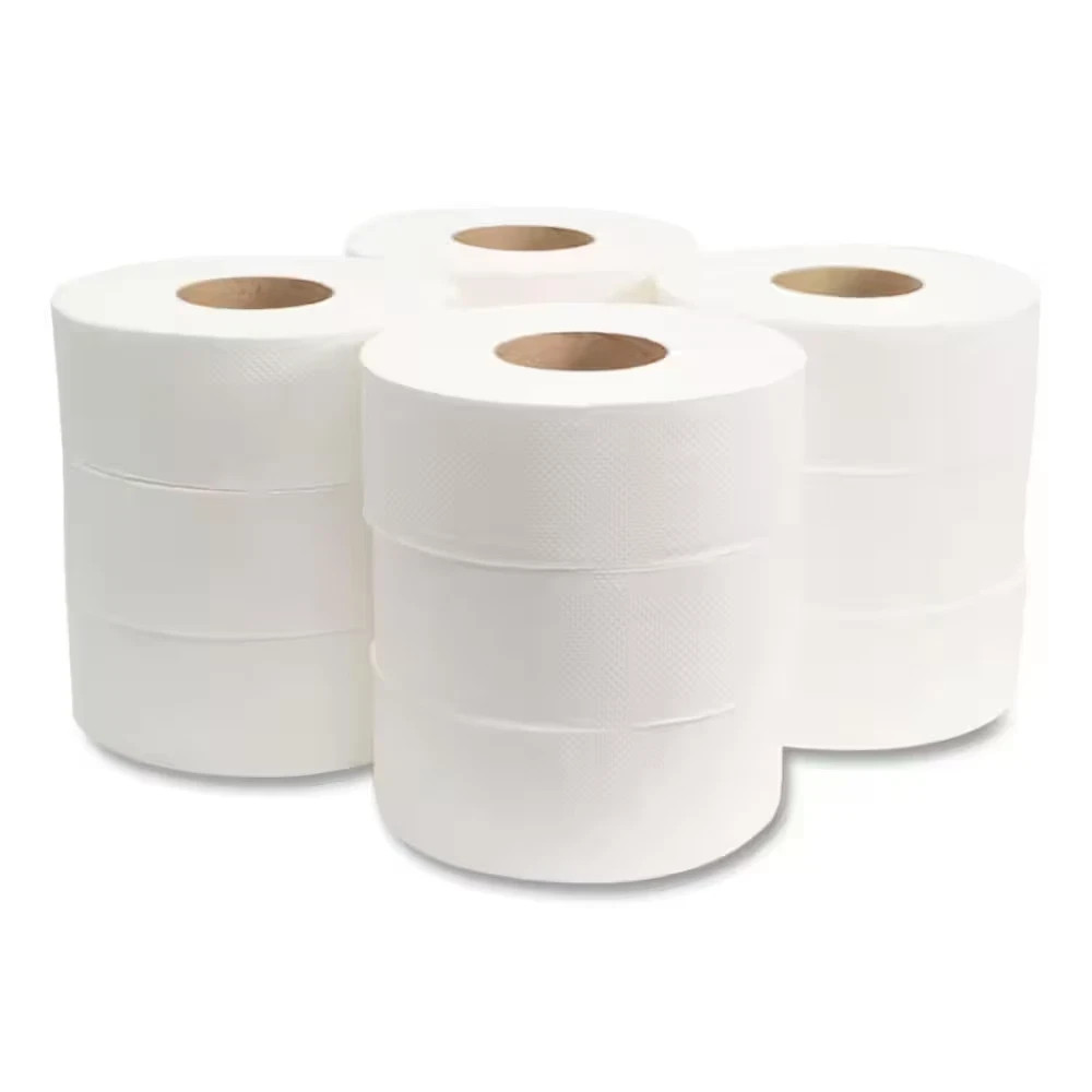 Toilet Paper 2-Ply Jumbo White Septic Safe Commercial Residential (12/Carton)