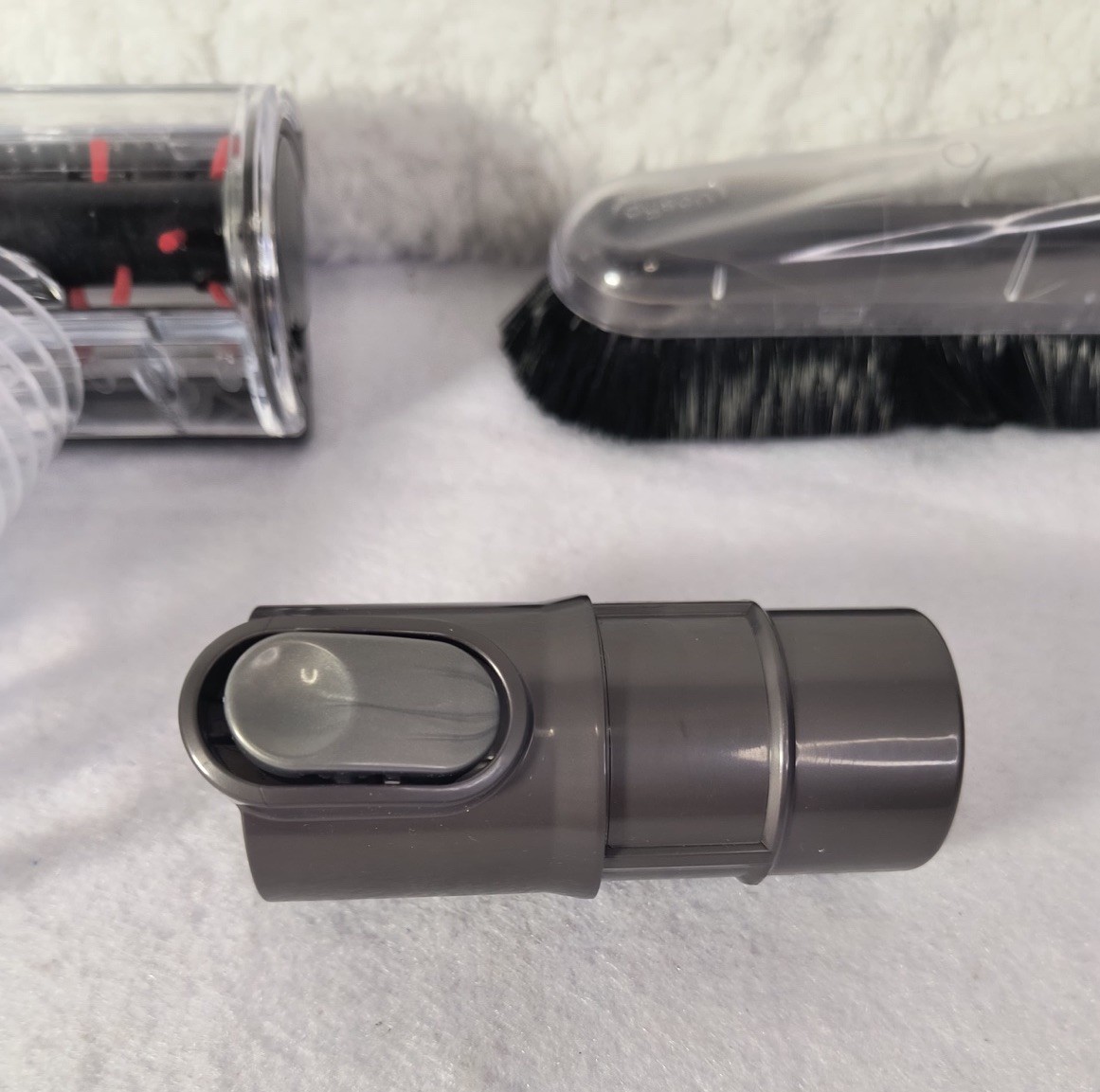 Dyson Flexi Crevice Tool, Mini Turbine Head, Soft Dusting Brush, & Adapter
