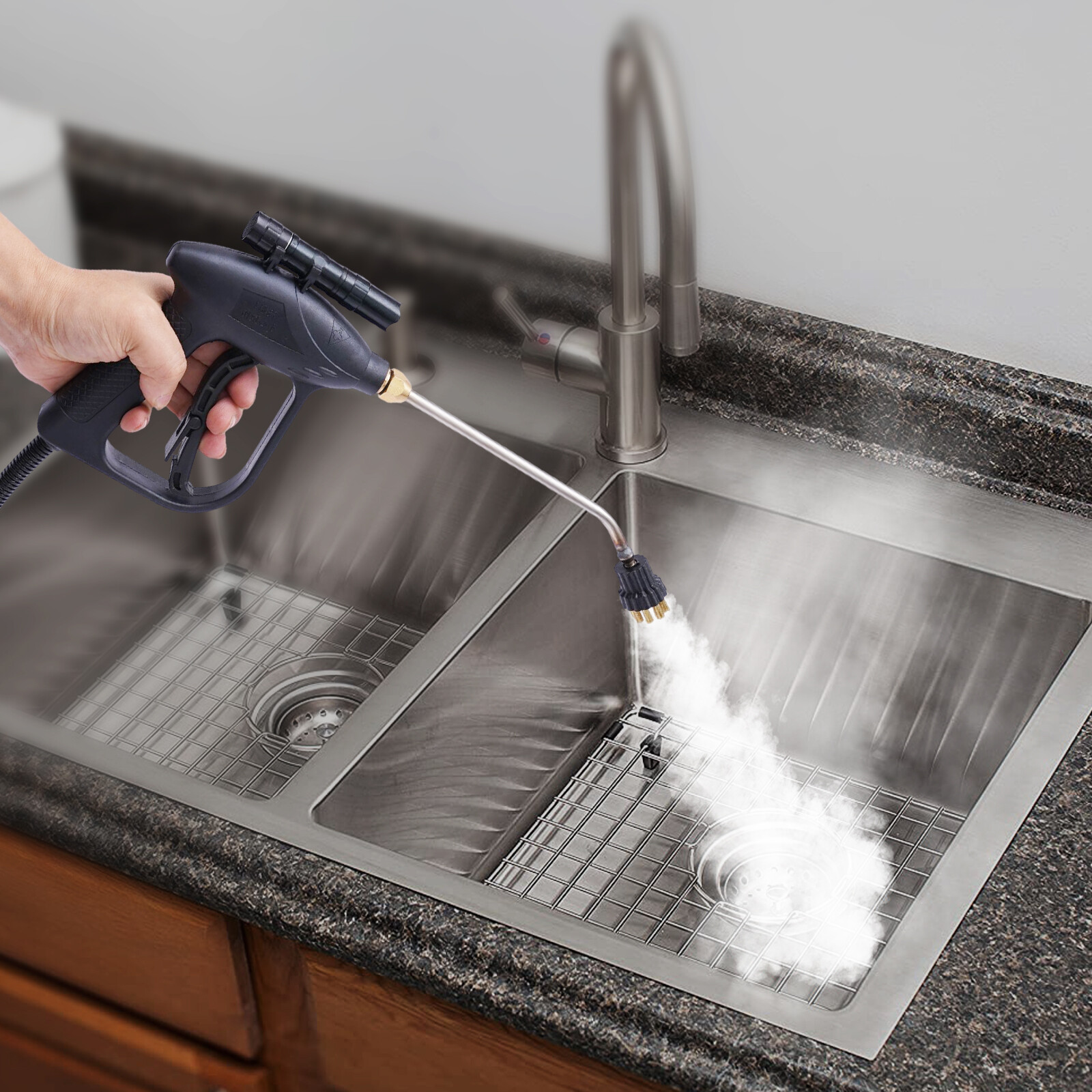 1600W Steam Cleaner Car Home High Pressure Vapor Cleaning System