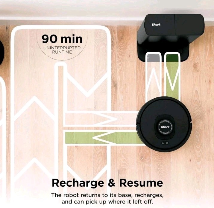 Shark AV2501S AI Ultra Robot Vacuum with Matrix Clean and Home Mapping