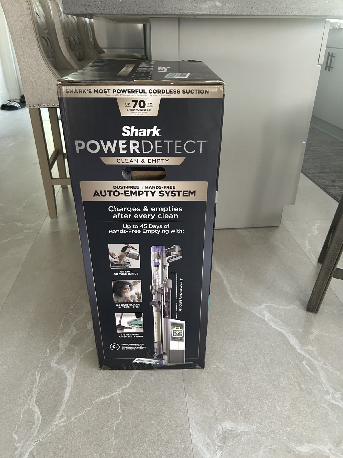 ($549) PowerDetect Clean & Empty System Cordless HEPA filter Stick Vacuum