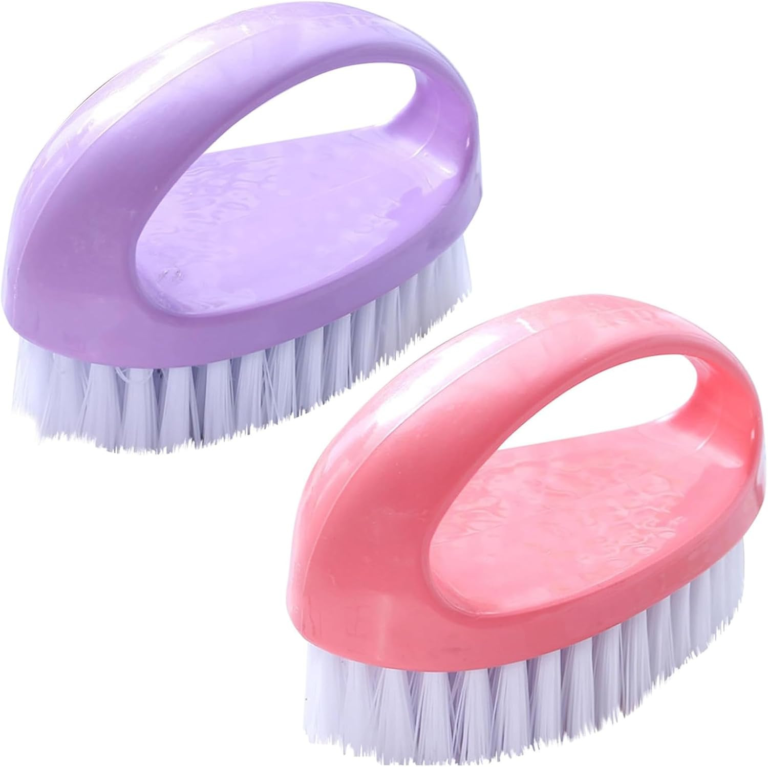 2 Pack Small Scrub Brush Nylon Bristle Grout Tile Sink Kitchen Cleaning