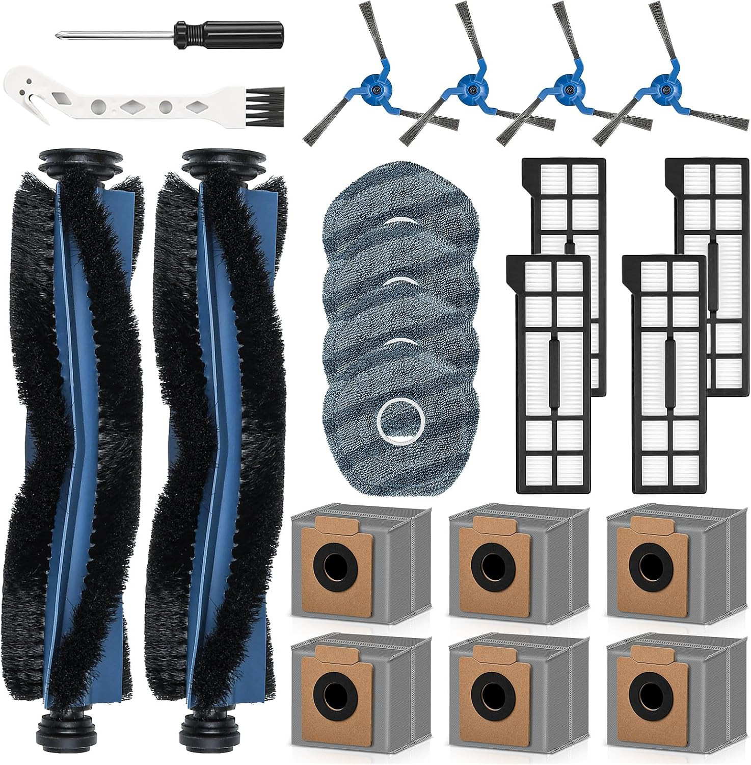 22 Pack Accessories for Eufy X10 Pro Omni Robot Vacuum Cleaner