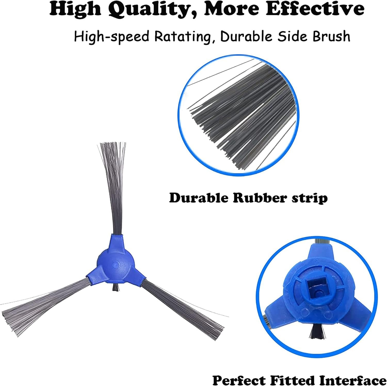 3x 6x Side Brush Replacement for Eufy RoboVac 11S 12 15T 15C 25C 30 30C 35C US