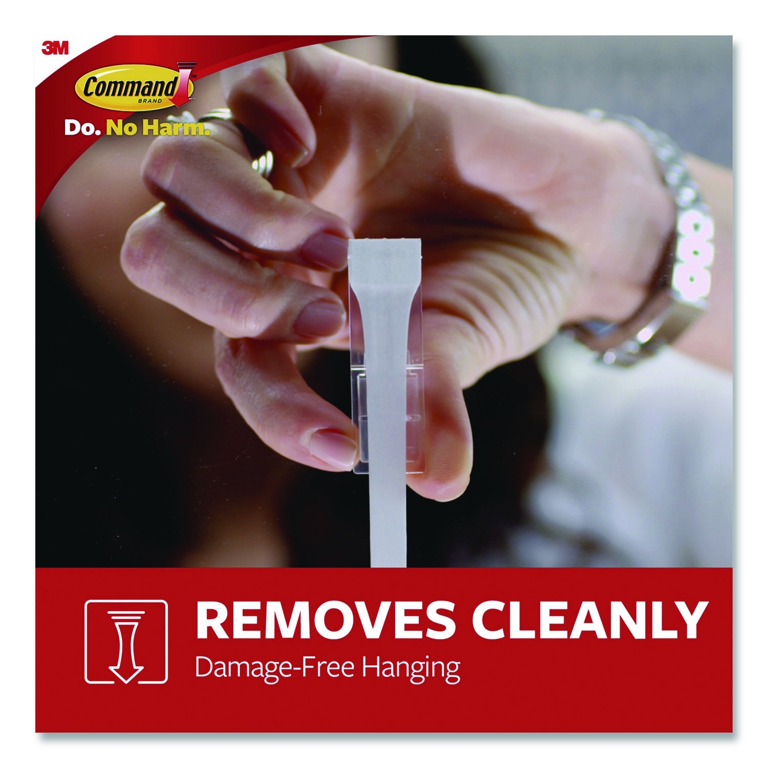 3M Command Damage-Free Hanging 12 Large Utility Hooks with 18 Large Strips 5lb