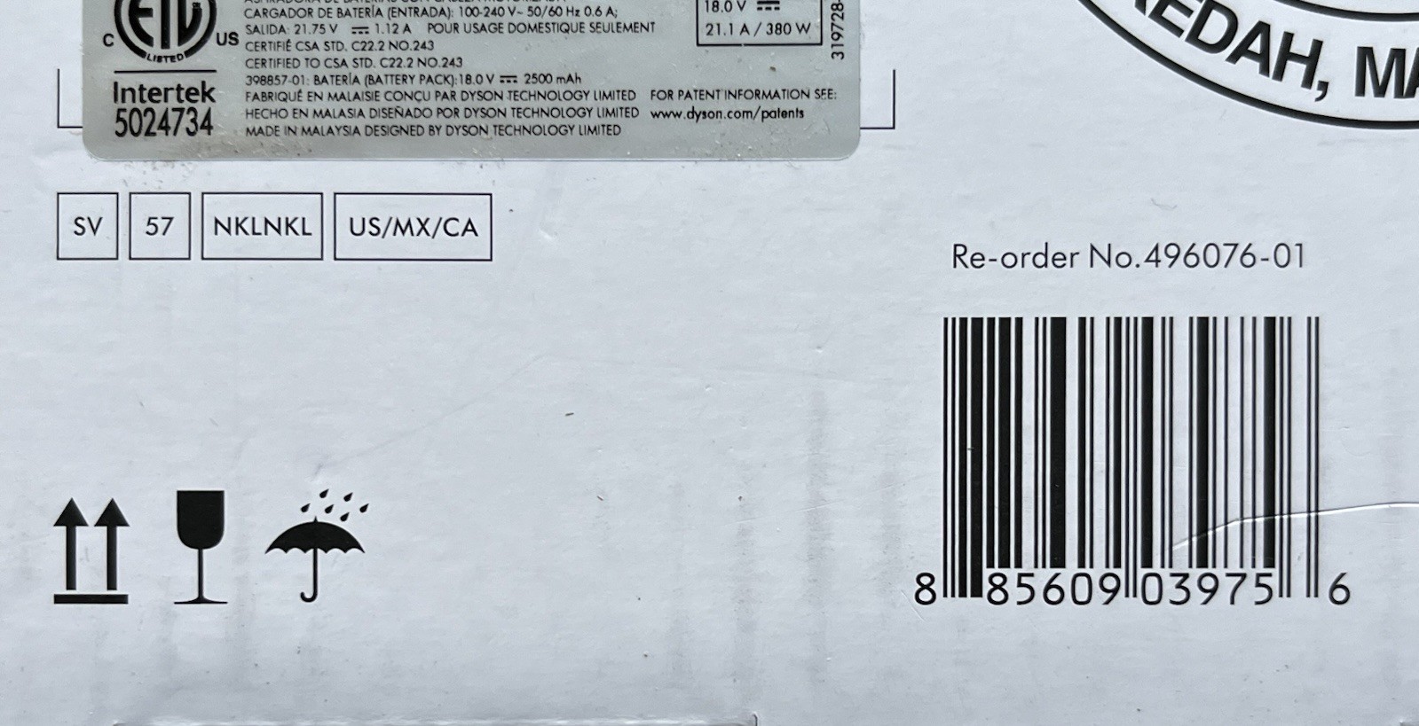 Dyson Digital Slim V9 Cordless Vacuum Cleaner SV57 $599 MSRP Brand New