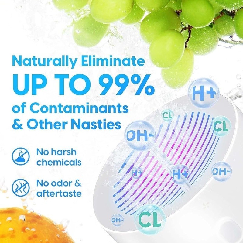 Fruit Vegetable Washer Electrolysis Cleaner Portable Fresh Produce Deep Clean US