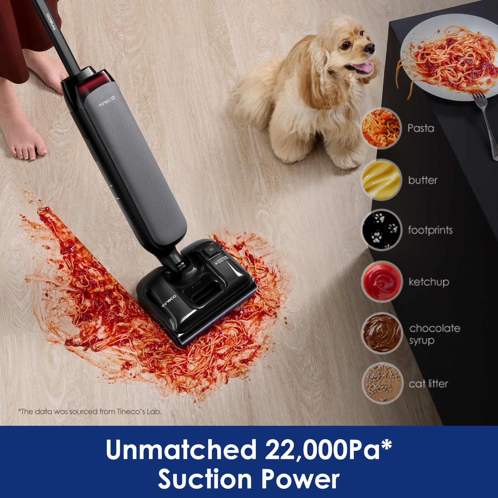 Tineco Floor One S7 Artist Wet Dry Vacuum Cleaner, 22kPa Suction,50 Min Runtime