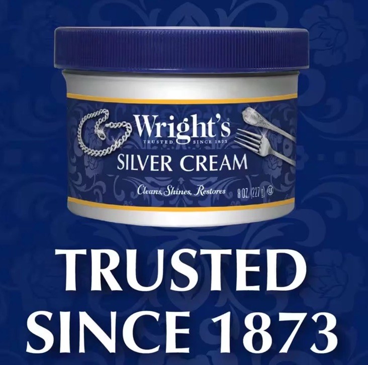 Wright’s Silver Cleaner and Polish Cream – 8 Oz 3 PACK