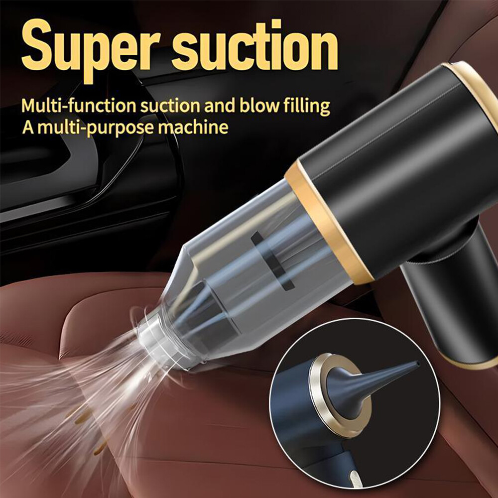 3 in 1 Car Vacuum Cleaner 95000PA Air Blower Wireless Handheld Rechargeable Mini