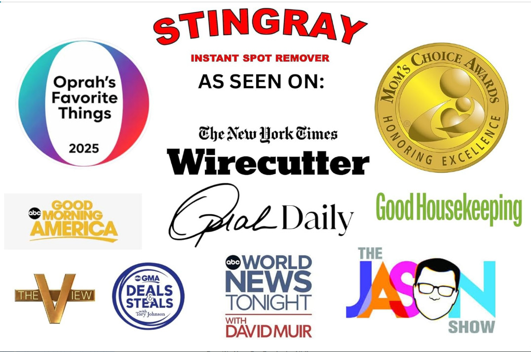 3 Pack Stingray Spot Remover Spot Remover Unscented Oprah’s Favorite Things 4 oz
