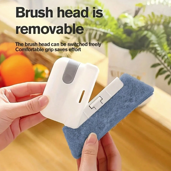1PC Window Cleaning Brush for Glass, Gaps & Tracks – NEW