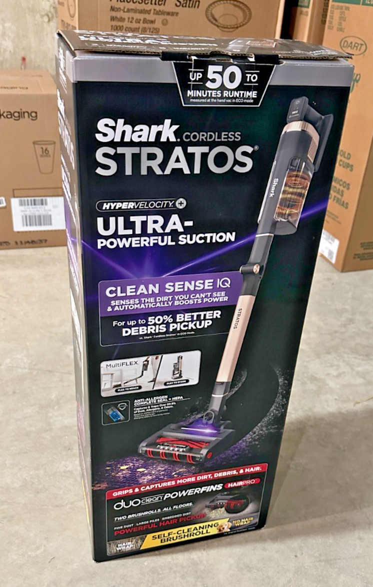 Shark Stratos IZ840H Cordless Stick Vacuum Clean Sense IQ DuoClean PowerFins