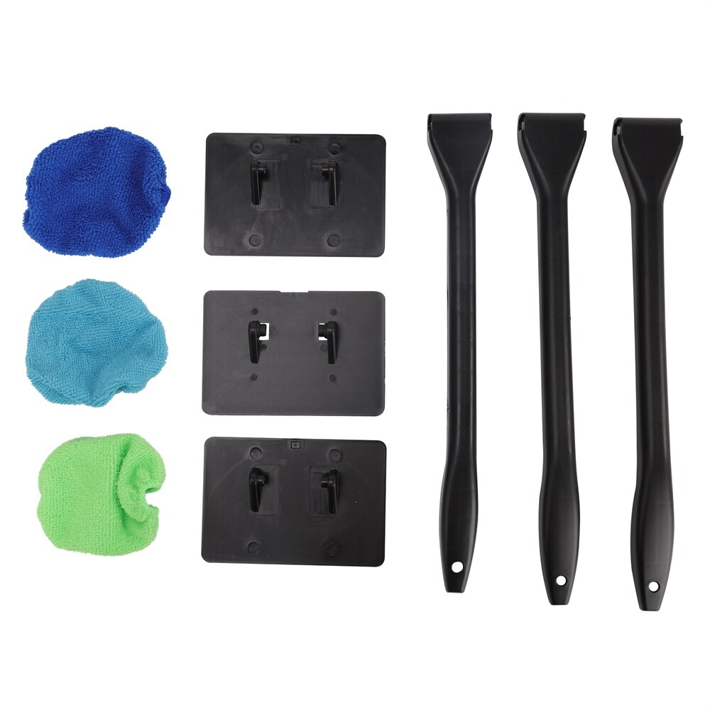 3 Pack Window Windshield Cleaning Tool Car Wiper Cleaner Glass Brush Easy to Use