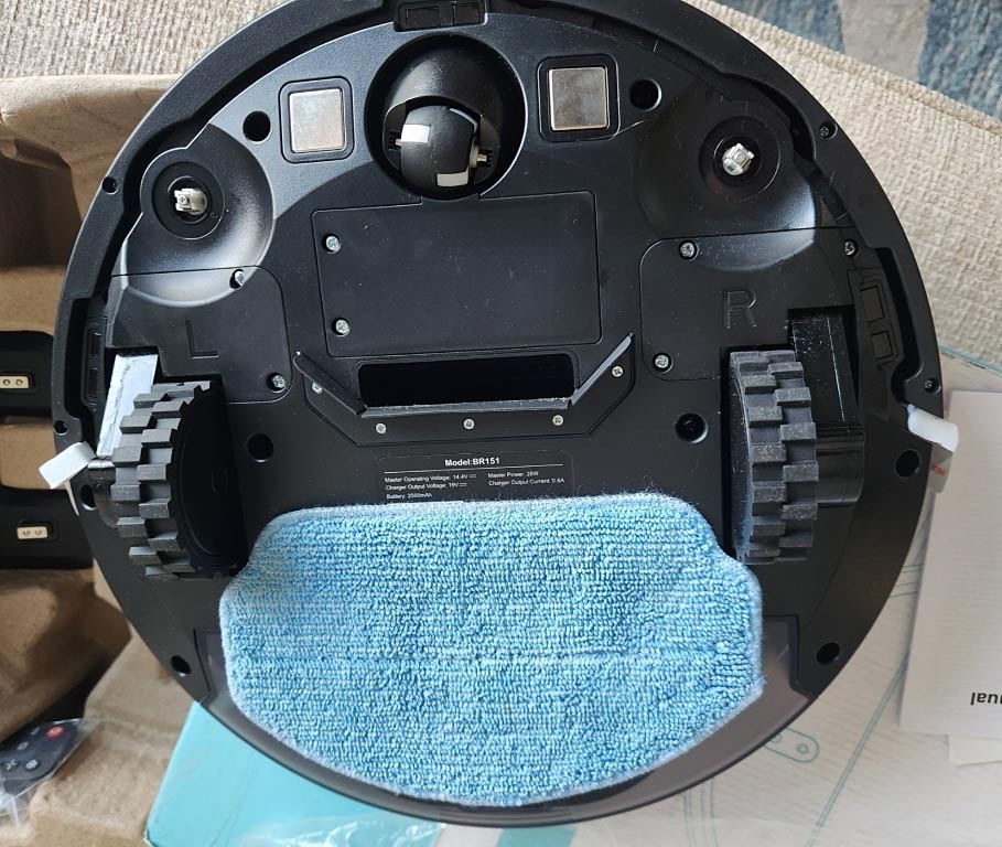 MAMNV Robot Vacuum & Wet Mop WiFi/App, Vacuum Cleaner BR151
