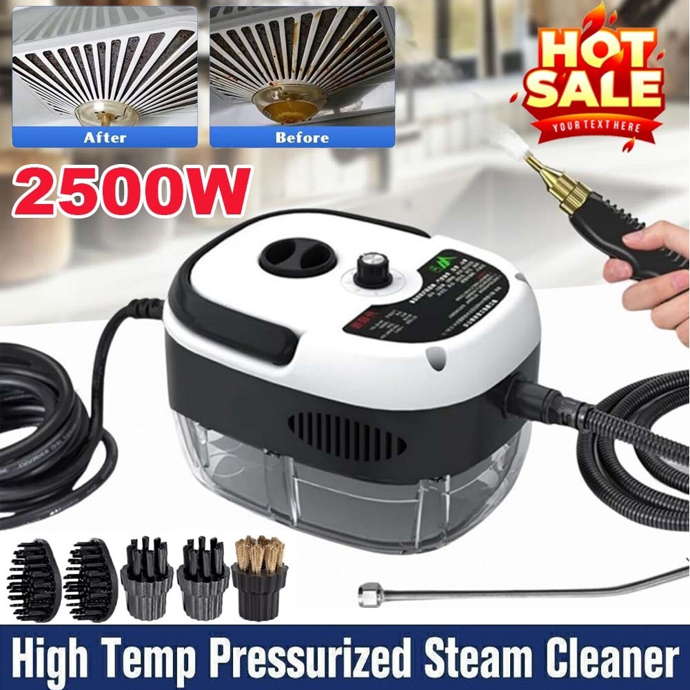 2500W Handheld Car Detailing Cleaning Machine High Temp Steam Cleaner Household