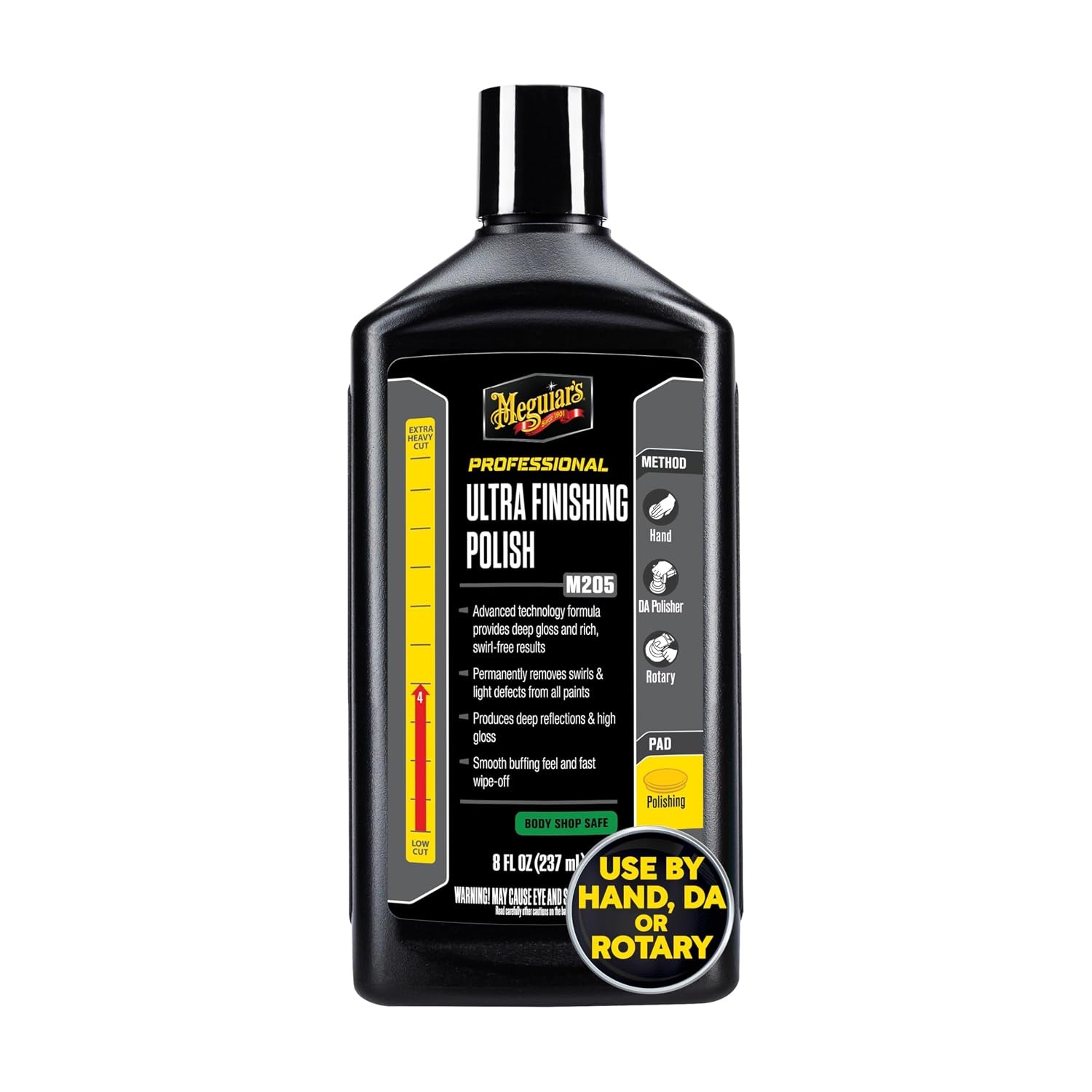 Meguiar’s Mirror Glaze Ultra Finishing Polish 8 Oz Car Care Polish M20508