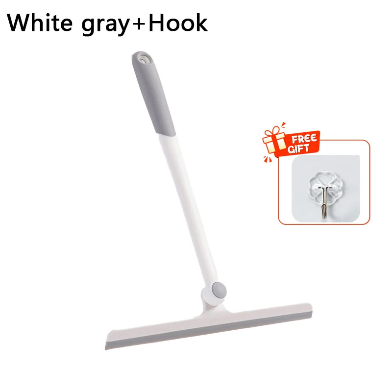 360 Degree Rotatable Shower Squeegee Glass Wiper Scraper Squeegee Cleaner with S