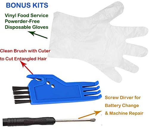 Replacement Parts for ionvac SmartClean 2000 Robovac Accessories Filter Brushes