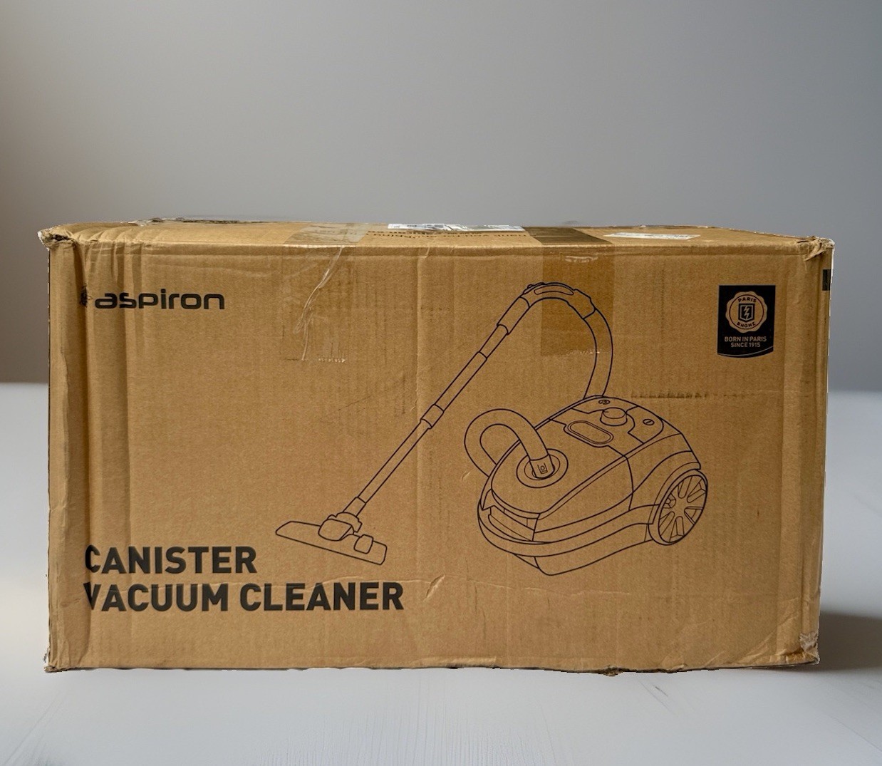Aspiron Canister Vacuum Cleaner AS-CA029 Bagged HEPA Filter Pet Hair Floor 1300W