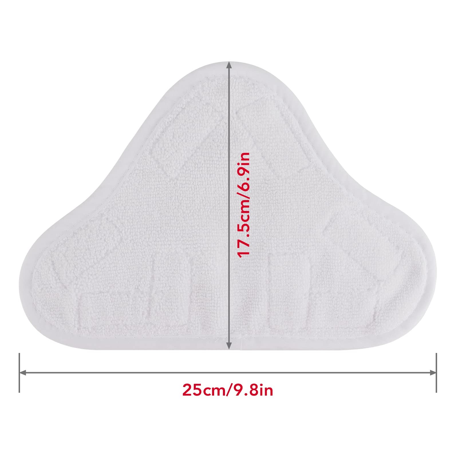 Sgizoku Microfiber Steam Mop Pad Replacement Compatible with H2O H20 Mop X5 Stea