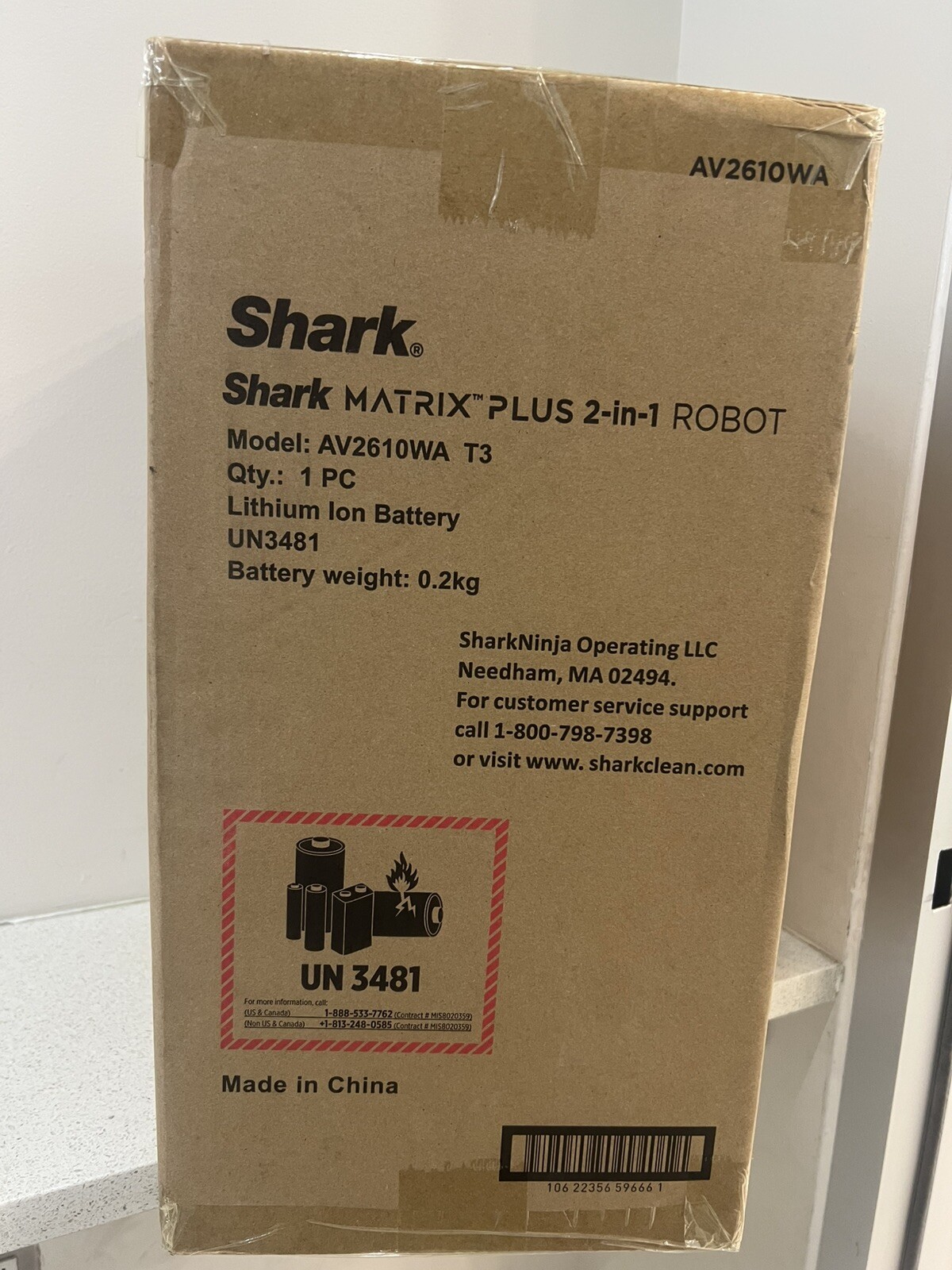Shark Matrix Plus 2in1 Robot Vacuum and Mop -Self Empty Robot With Hepa Base