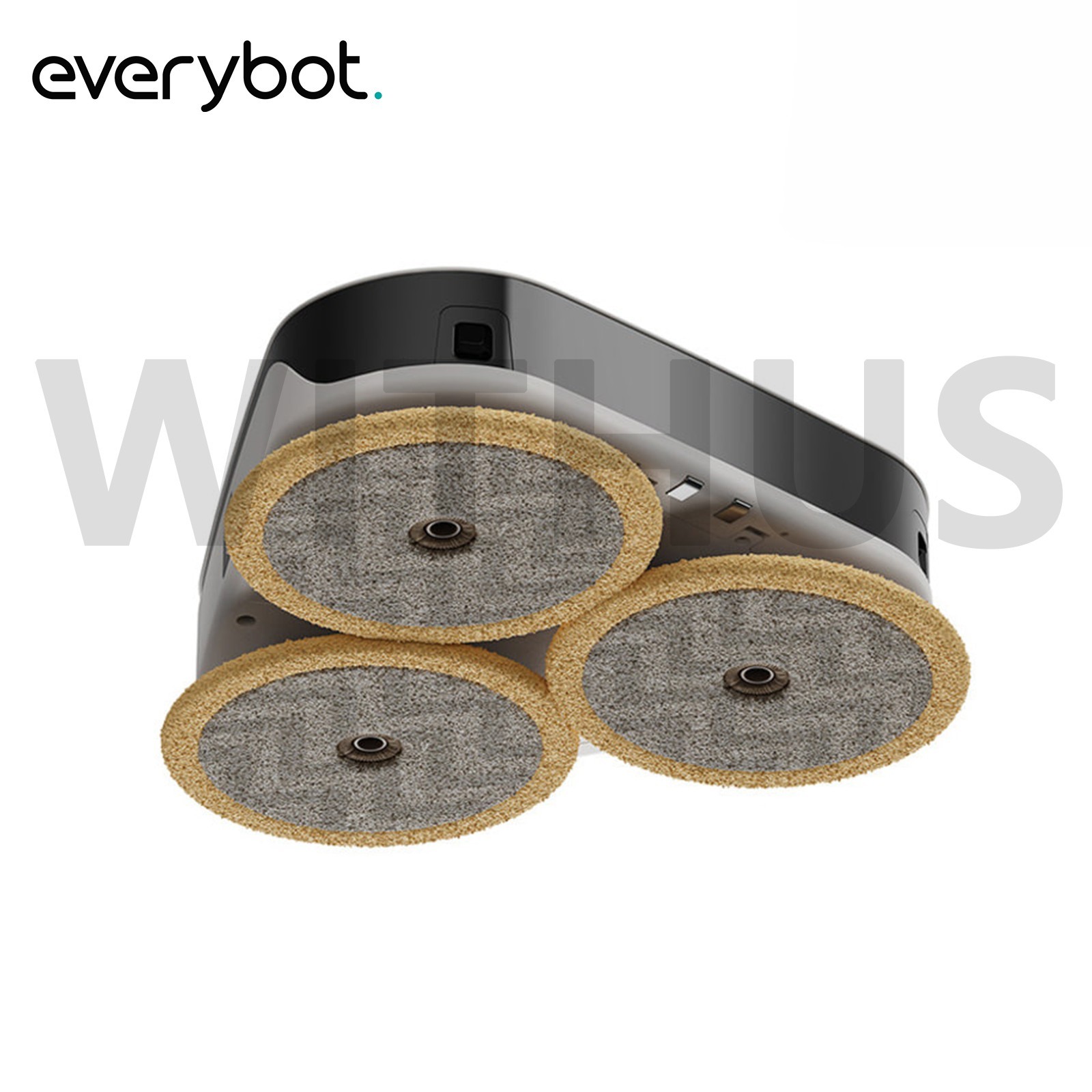 EVERYBOT Three Spin Slim TS450 Robotic Mop Cleaner 3-Pad Korean 220V NEW