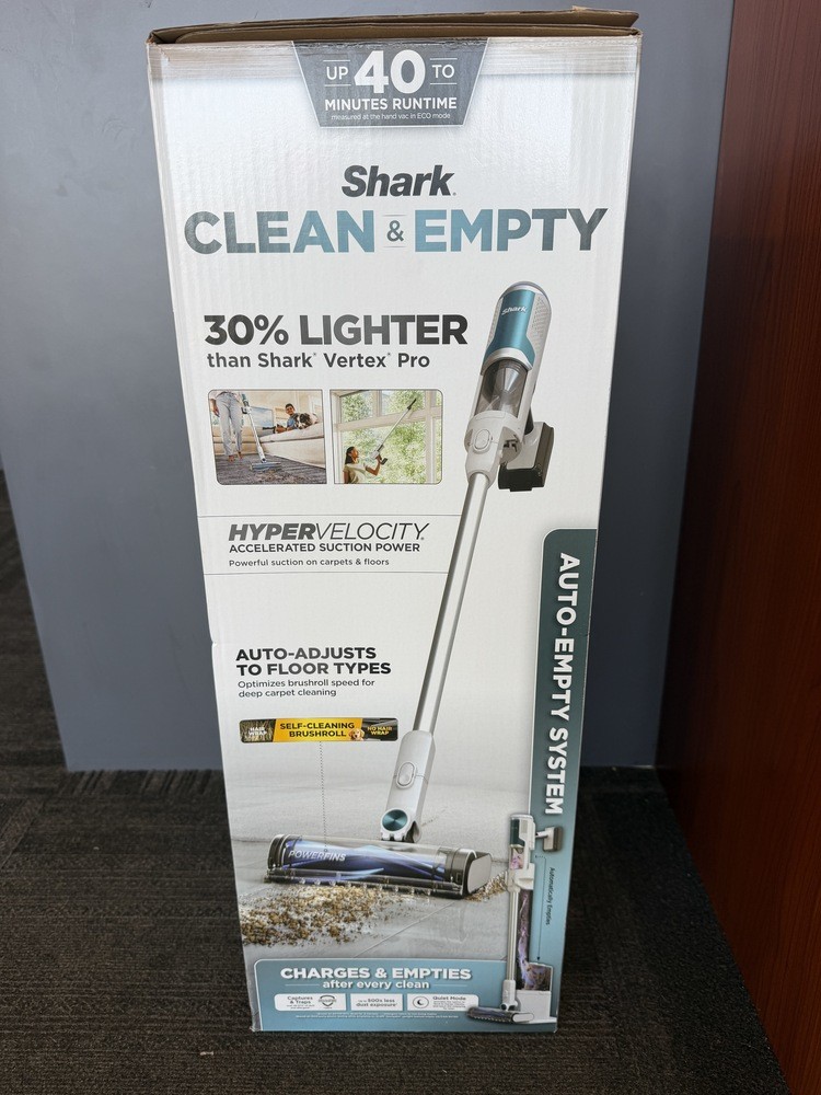 SHARK Clean & Empty Cordless Stick Vacuum, Carpet and Hardfloors – BU3521