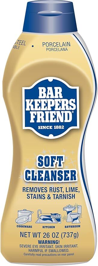 BAR KEEPERS FRIEND Soft Cleanser Liquid All-Purpose Cleaner – 26 oz
