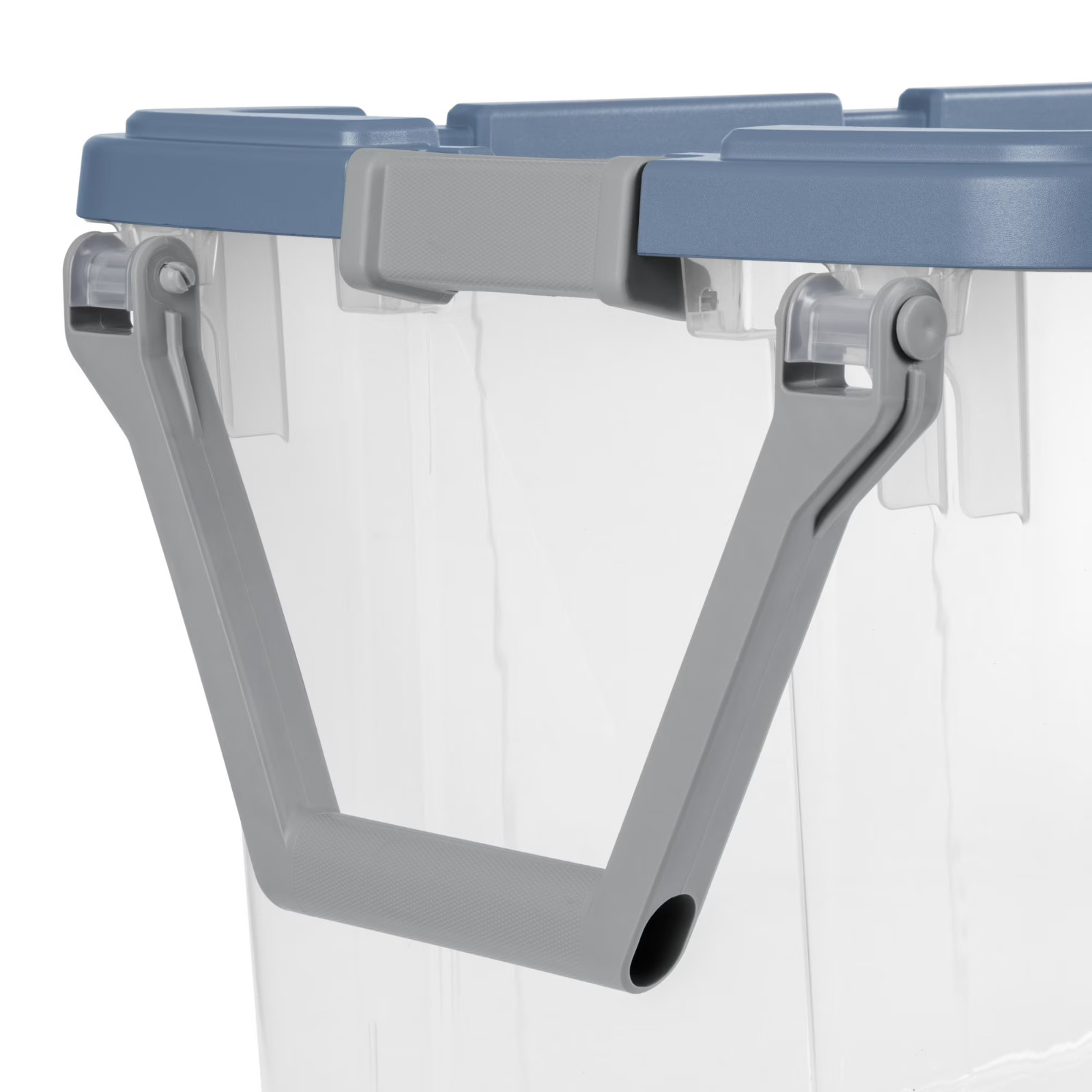 2 Pack Sterilite Extra-Large Wheeled Rugged Storage Bin, 160 Quart Durable, Blue