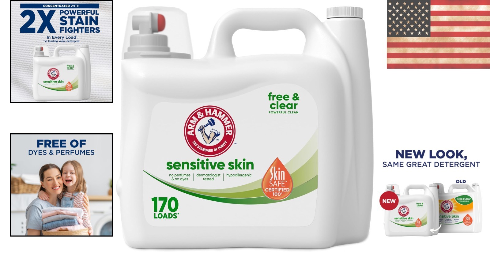 Gentle 170 Fl Oz Liquid Laundry Detergent for Sensitive Skin – Fragrance Free