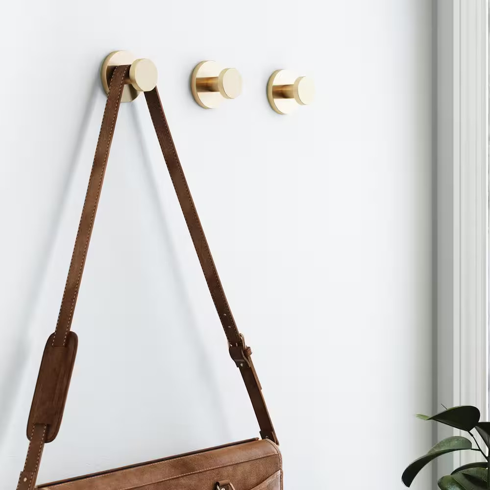 Modern round 2.75 In. Champagne Bronze Post Hook