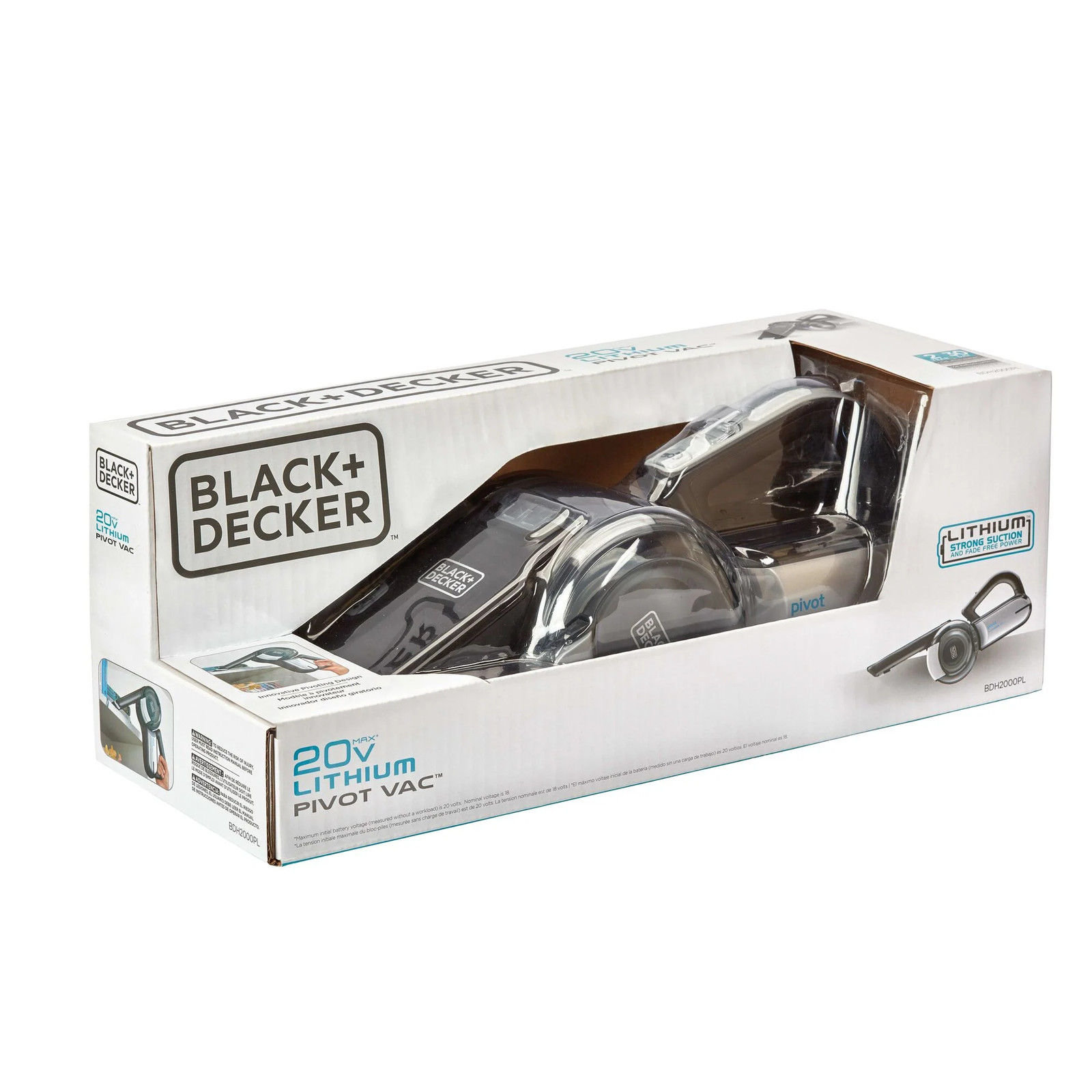 BLACK+DECKER dustbuster® PIVOT VAC™ Cordless Handheld Vacuum – BDH2000PL
