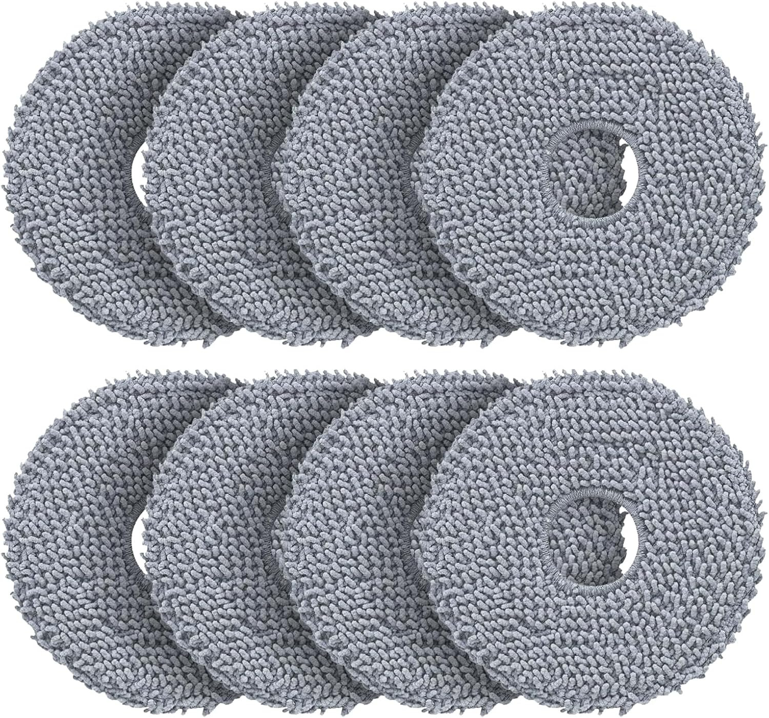 8 Pack Mop Pads for Roborock QV 35A Saros 10R Q Revo Qrevo Pro