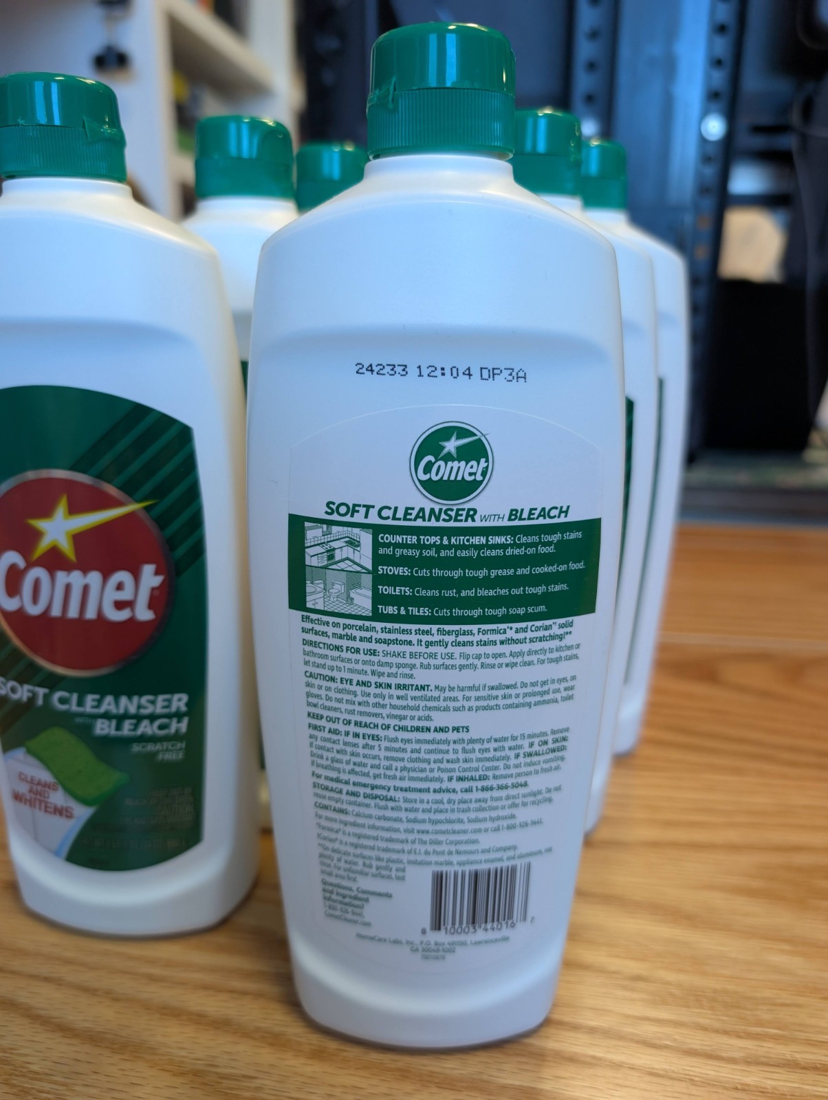 Comet 27779608731 No Scent Soft Cleaner with Bleach Cream 24 oz. (Pack of 6)