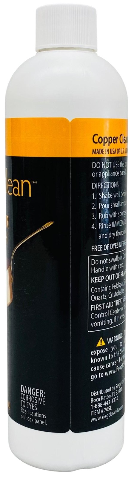Siege Copper Polish, 12 oz, Earth Friendly, Made in USA, 765L