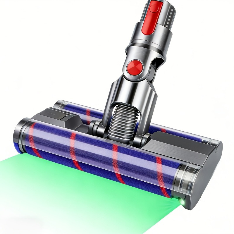 Soft Roller Brush Head for Dyson V7 V8 V10 V11 V15 Vacuum Cleaner with LED Light