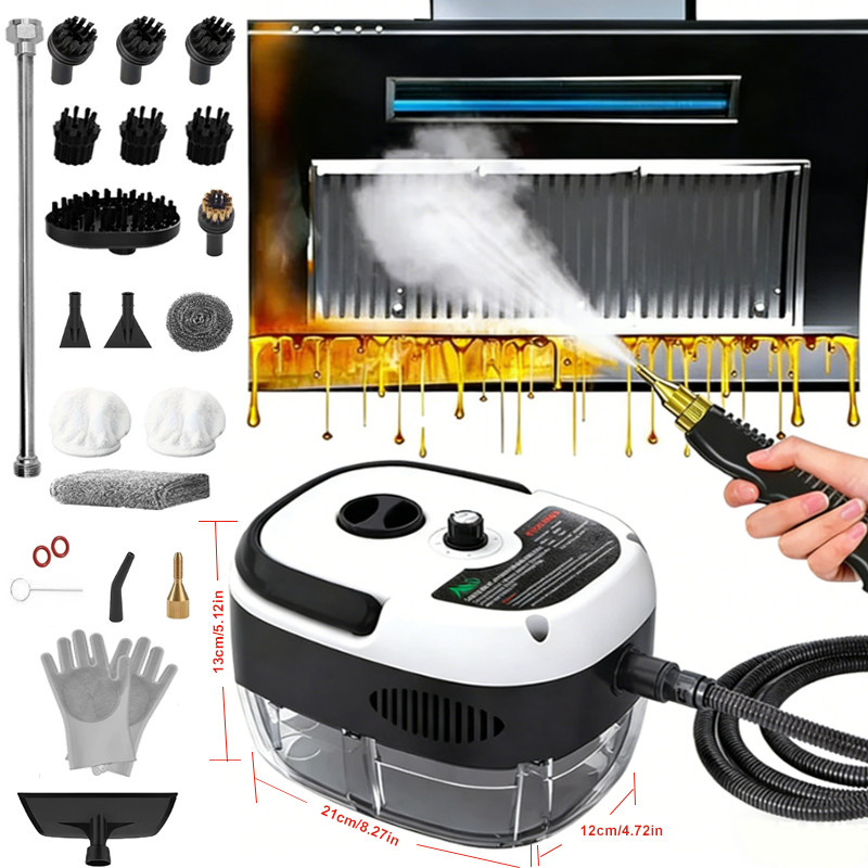 2500W Handheld Steam Cleaner High Pressure Household Car Steam Cleaning Machine