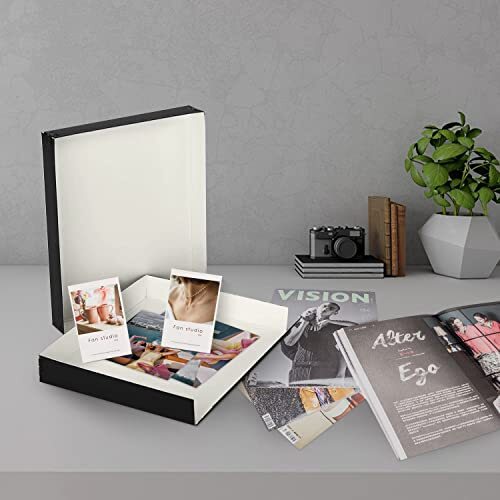 Lineco Museum Storage Box, Archival Quality Acid-Free Buffered Drop Front Design