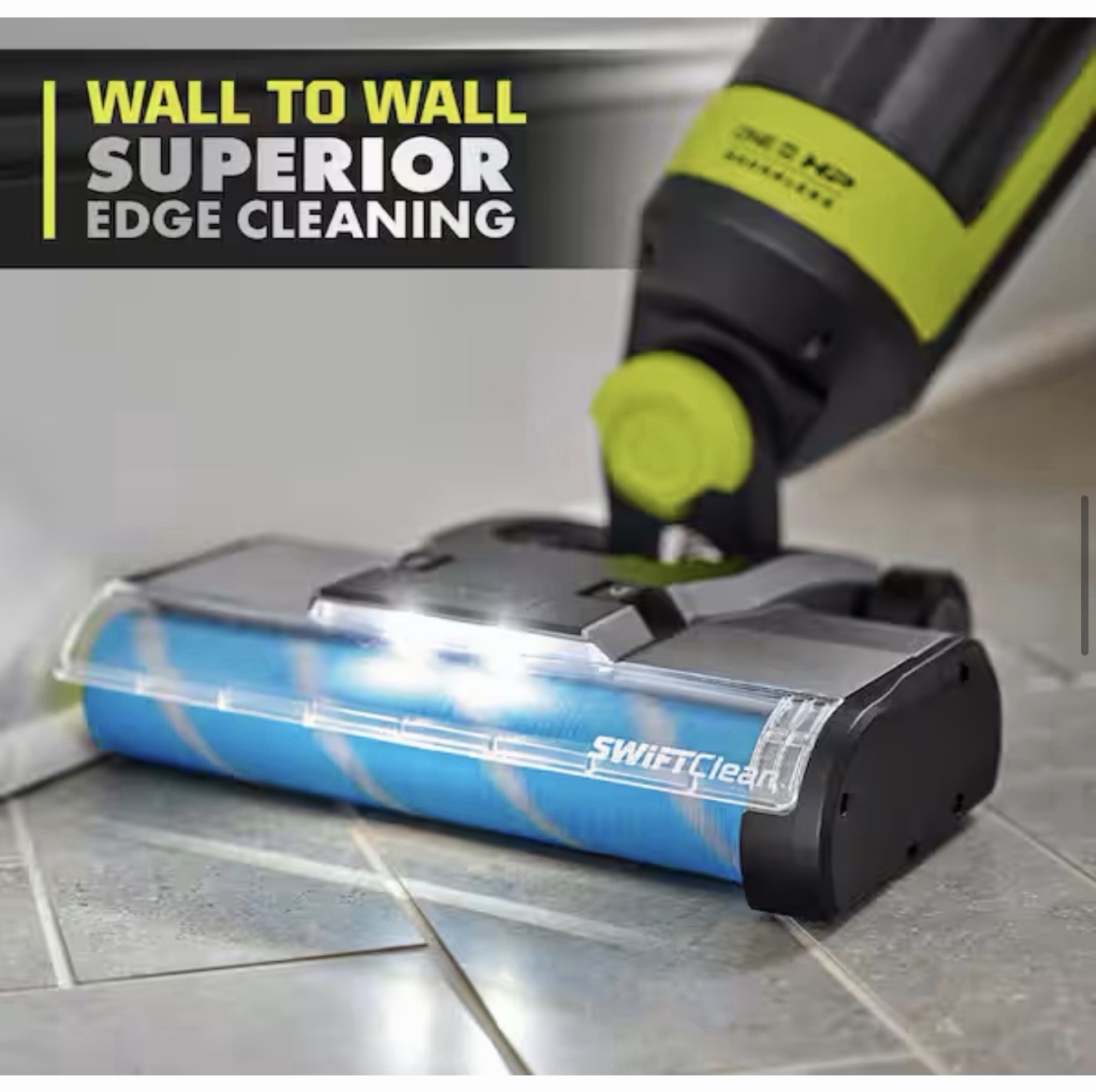 Ryobi ONE+ HP 18V Cordless SWIFTClean Wet/Dry Stick Mop and Vacuum